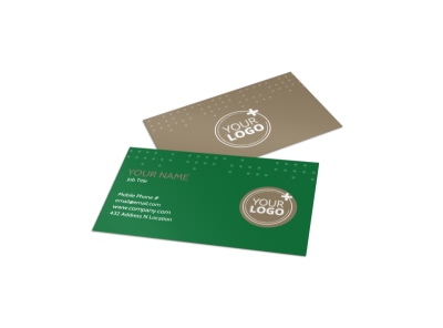 Beautiful Home Landscape Business Card Template preview