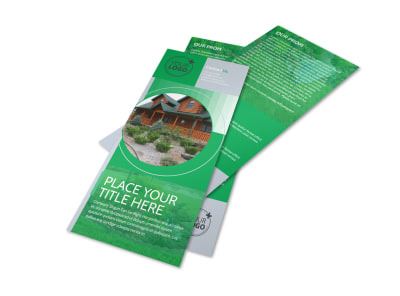 Residential Landscaping Flyer Template preview
