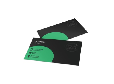 Floral Greenhouse Business Card Template preview