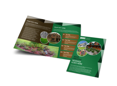 Landscaper Bi-Fold Brochure Template preview