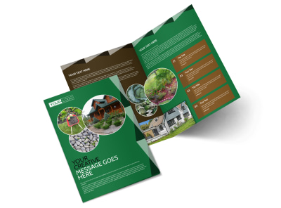 Landscaper Bi-Fold Brochure Template preview