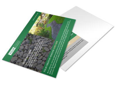 Landscaper Postcard Template preview