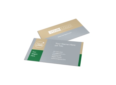 Landscaper Business Card Template preview