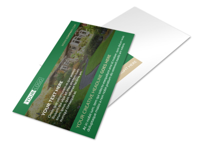 Landscaper Postcard Template preview