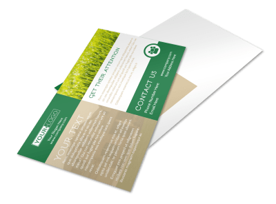 Lawn Care Postcard Templates Template Preview