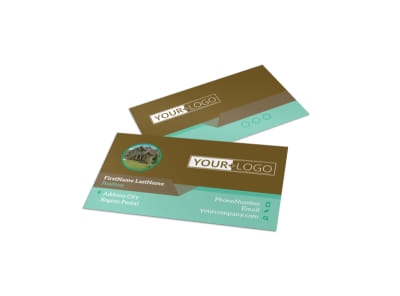 Beautiful Landscaping Business Card Template preview