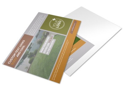 Curb Appeal Landscape Postcard Template preview