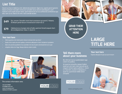 Orthopedics & Sports Medicine Brochure Template Preview 1
