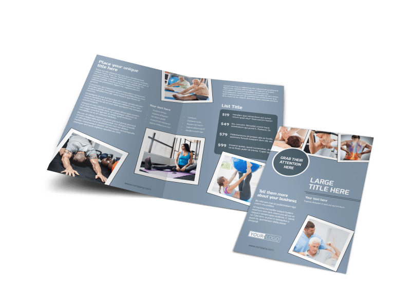 Orthopedics & Sports Medicine Brochure Template Preview 1