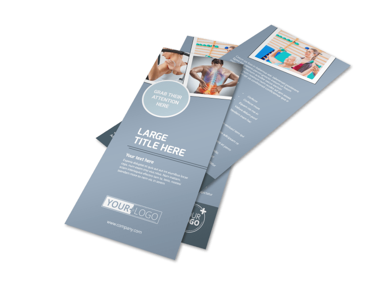 Orthopedics & Sports Medicine Flyer Template Preview 1