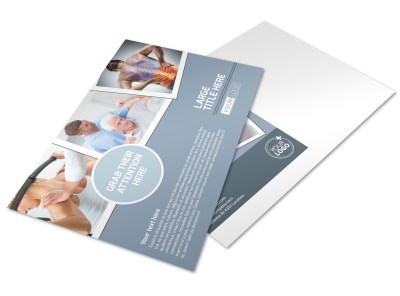 Orthopedics & Sports Medicine Postcard Template preview