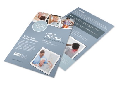 Orthopedics & Sports Medicine Flyer Template preview