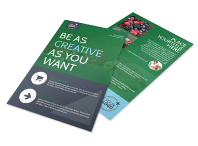 Nutritional Consultant Flyer Template preview