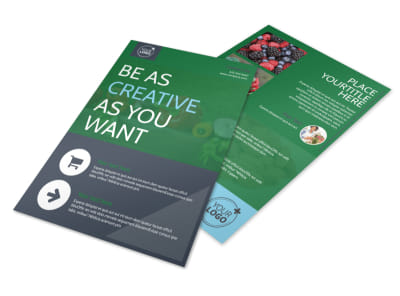 Nutritional Consultant Flyer Template preview