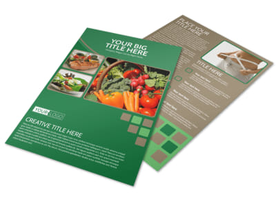 Diet & Nutrition Experts Flyer Template preview