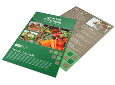 Diet & Nutrition Experts Flyer Template preview