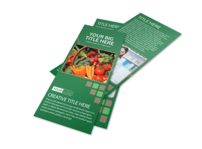 Diet & Nutrition Experts Flyer Template preview