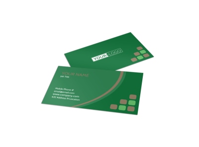 Diet & Nutrition Experts Business Card Template preview