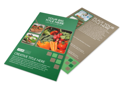Diet & Nutrition Experts Flyer Template preview