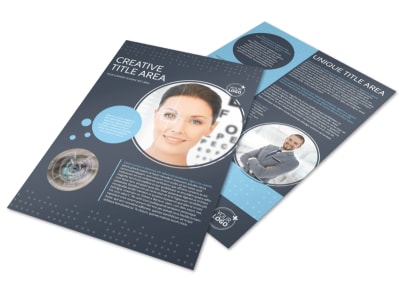 Vision Health Center Flyer Template preview