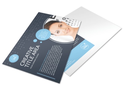 Vision Health Center Postcard Template preview