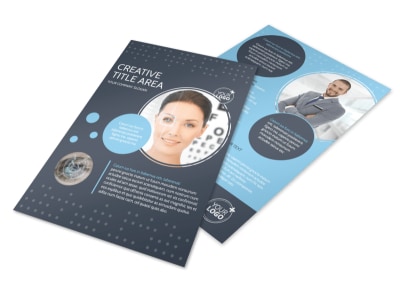 Vision Health Center Flyer Template preview