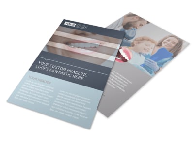Quality Dentist Flyer Template preview