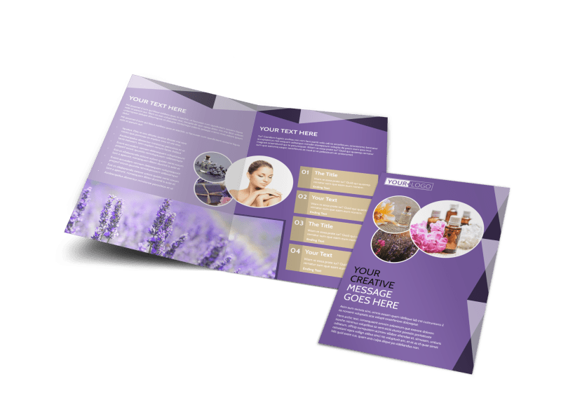Essential Oils Brochure Template Preview 1