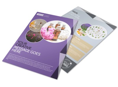 Essential Oils Flyer Template preview