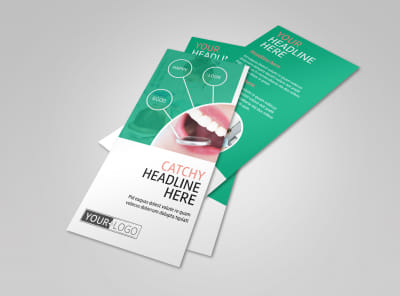 Premier Dental Clinic Flyer Template preview