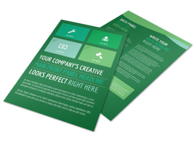 Healthy Diet Specialists Flyer Template preview