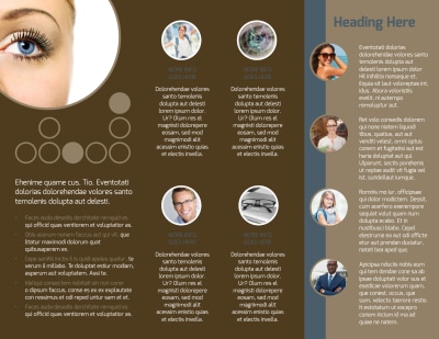 Vision Center Eye Doctor Brochure Template Preview 2