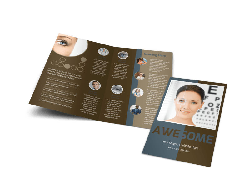 Vision Center Eye Doctor Brochure Template Preview 1