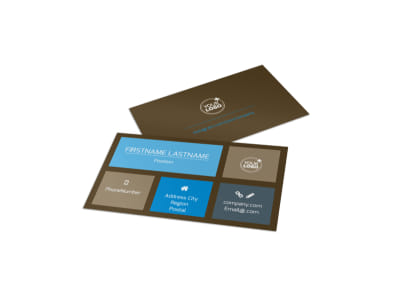 Vision Center Eye Doctor Business Card Template preview