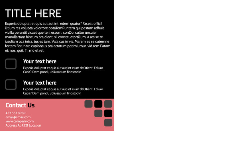 Music Band Postcard Template