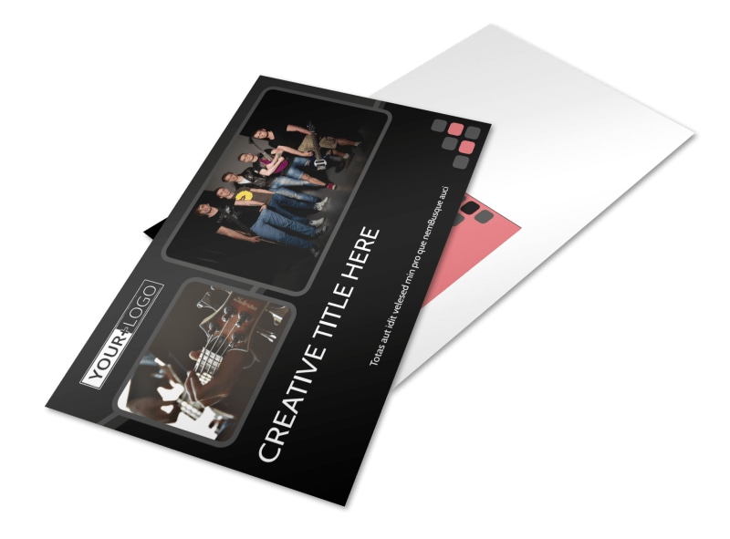 Band Postcard Templates