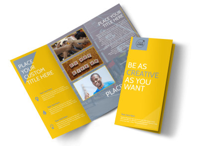Charity Running Event Tri-Fold Brochure Template preview
