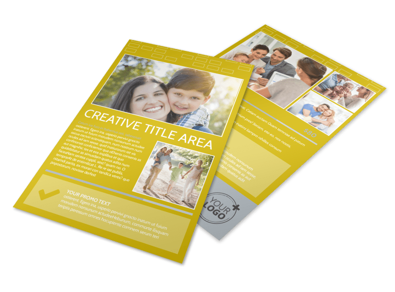 Adoption & Family Services Flyer Template Preview 1