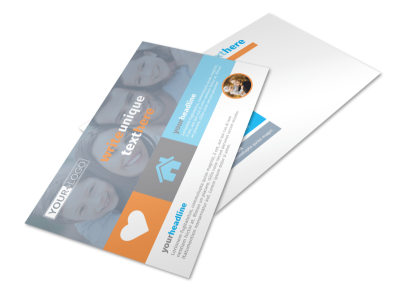 Child Placing Adoption Agency Postcard Template preview