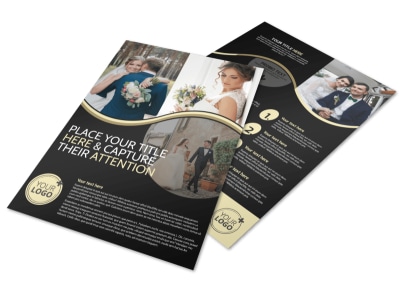 Memories Wedding Photography Flyer Template preview