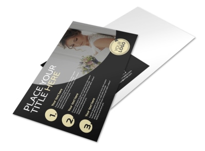 Memories Wedding Photography Postcard Template preview