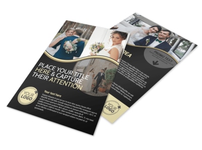 Memories Wedding Photography Flyer Template preview