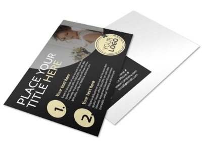 Memories Wedding Photography Postcard Template preview