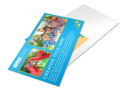 Child Party Service Postcard Template preview