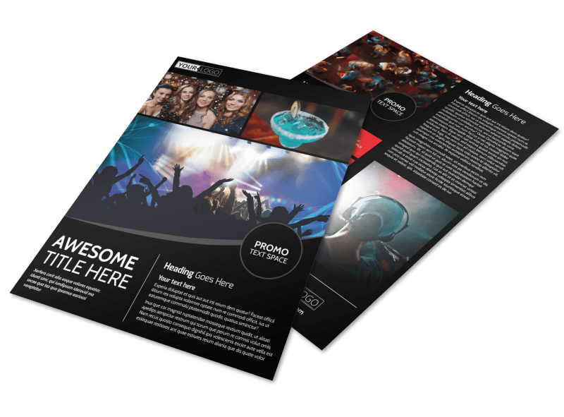 popular night club flyer template club flyers templates