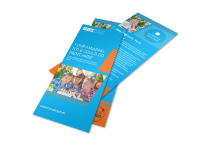 Birthday Party Service Flyer Template preview
