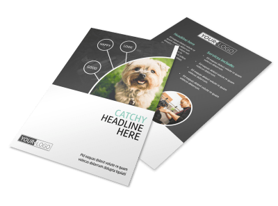 Dog Grooming Flyers Template Preview