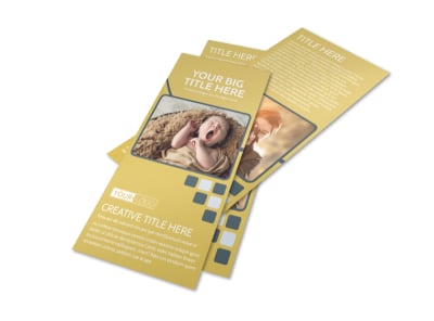 Infant Photography Flyer Template preview