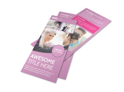 Wedding & Portrait Photography Flyer Template preview