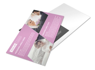 Wedding & Portrait Photography Postcard Template preview